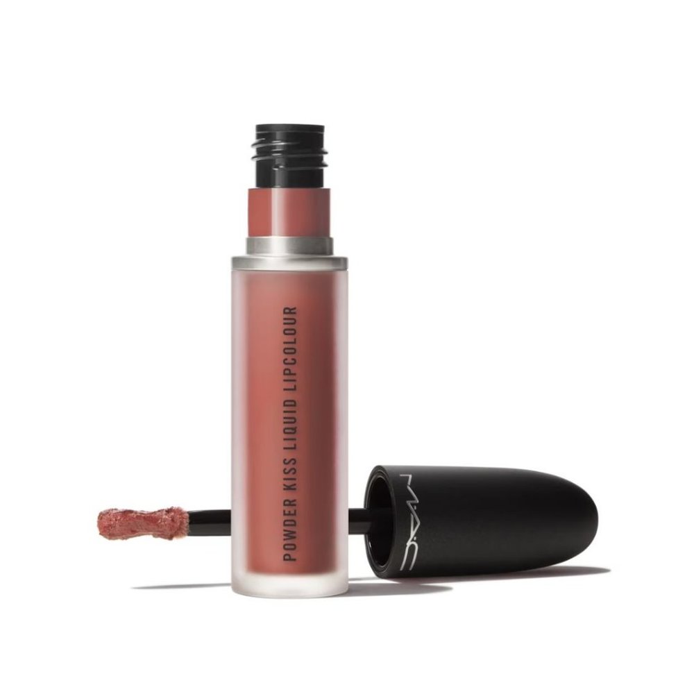 MAC Powder Kiss Liquid Lipcolor Over the Taupe 0.17 fl oz